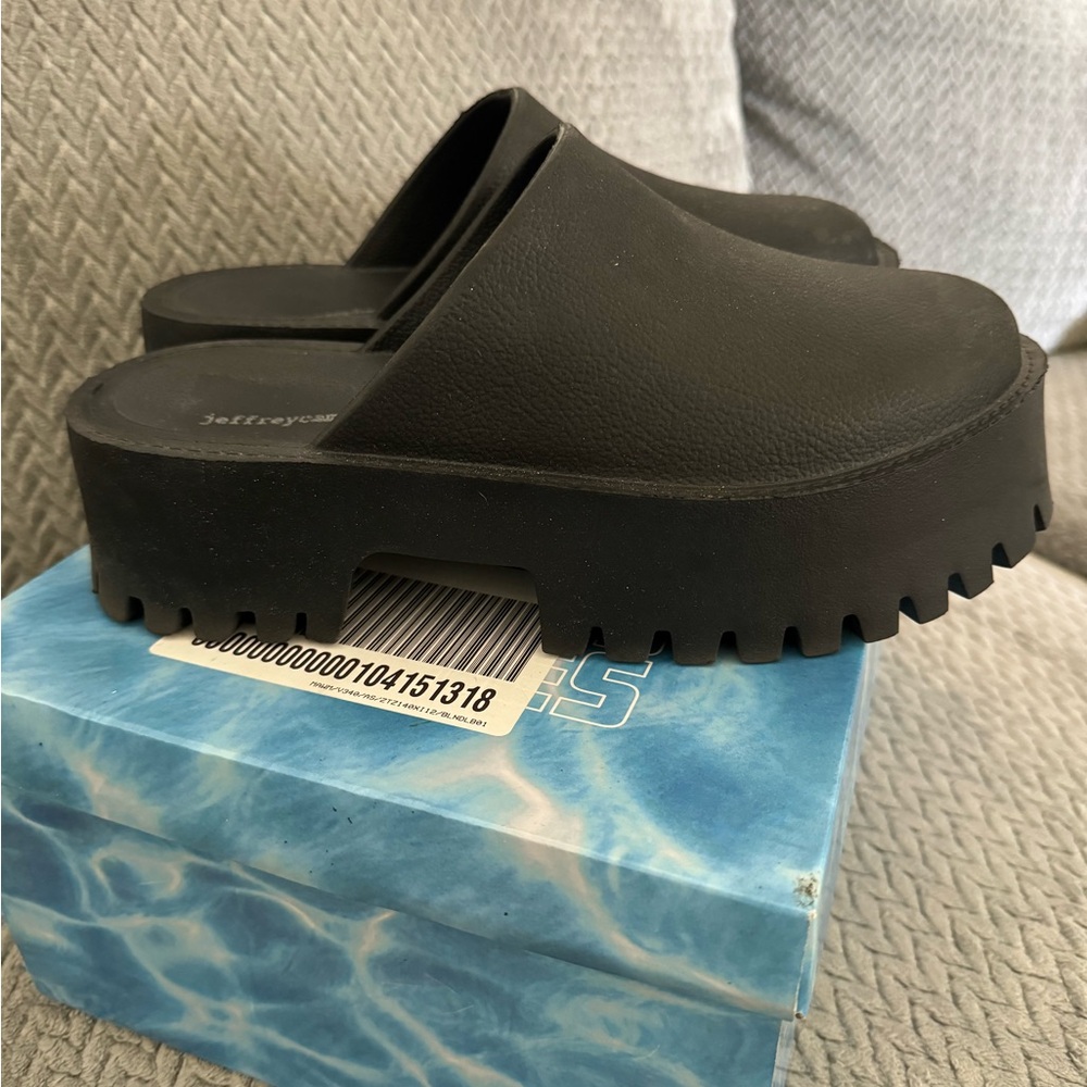 Black Jeffrey Campbell clogs